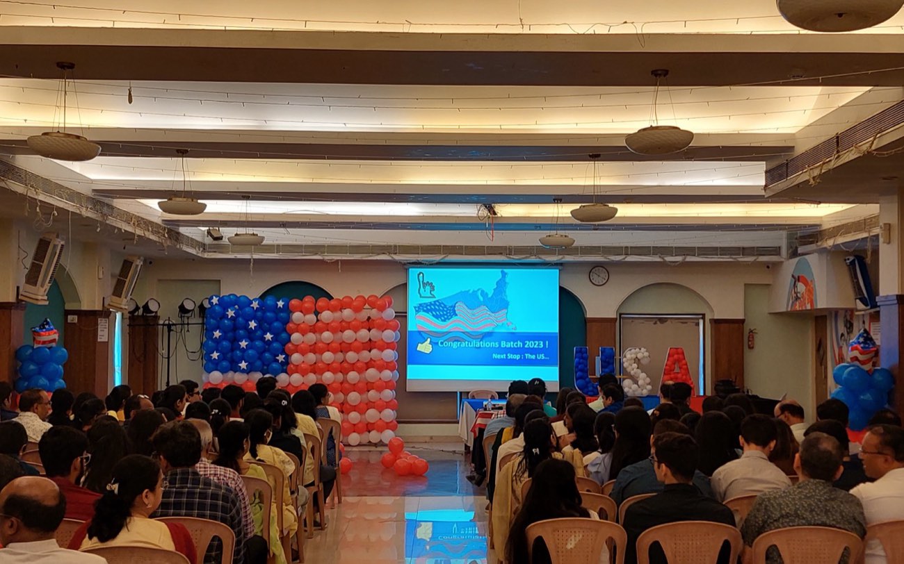 Students and parents at the goGENIUS Batch 2023 felicitation event